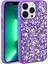 Apple iPhone 12 Pro Max Kılıf Parlak Taşlı Tasarım Stone Linea Kapak 1