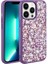 Apple iPhone 12 Pro Max Kılıf Parlak Taşlı Tasarım Stone Linea Kapak 1