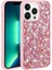 Apple iPhone 13 Pro Max Kılıf Parlak Taşlı Tasarım Stone Linea Kapak 1