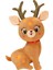 33CM Sevimli Sika Geyiği Peluş Oyuncak Bebek (Yurt Dışından) 1
