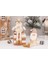 Yeni Noel Dekorasyon Malzemeleri Pirinç Altın Kumaş Oturma Duruşu Asılı Bacaklar Noel Baba Kardan Adam Oyuncak Süsler (Yurt Dışından) 3
