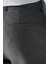 Erkek Gri Poliviskon Trend Desenli Slim Fit Classic Pantolon 5