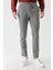 Erkek Gri Poliviskon Trend Ipli Jogger Slim Fit Spor Pantolon 3