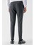 Erkek Füme Poliviskon Trend Desenli Dynamic Fit Classic Pantolon 4