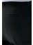 Erkek Siyah Poliviskon Basic Düz Desen Slim Fit Classic Pantolon 5