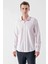 Erkek Pembe Trend Jakar Desen Italyan Yaka Slim Fit Gömlek 2