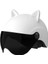 Kask Yaratıcı Elektrik Akülü Araba Yaz Anti-Uv Yarım Kask (Yurt Dışından) 1