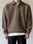 Genius Store Genıus Store erkek Polo Yaka Oversize Sweatshirt Yarım Fermuar Sweatshirt 4