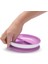 Sabit Vakumlu Beslenme Tabağı &tıklama Uçlu Pipetli Alıştırma Bardağı 6AY+ Mor&pembe 2'li Paket 3