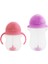 Tıklama Kilitli Uçlu Pipetli Alıştırma Bardağı 6AY+ 207 ml Pembe ve 12AY+ 296 ml Mor 2