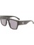 CKJ22636S 002 53 Unisex Siyah Kemik Güneş Gözlüğü 1