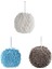 3 Adet Banyo El Havlusu Şönil Asma El Havlusu Topu Mikrofiber Kabarık Emici Yumuşak Küçük Banyo Havlusu Döngüler ile (Yurt Dışından) 1