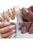 Nail Art Yapışkan Şerit 1metre Simli Ahududu Geniş 2