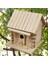 [gui Xulian] 3x Kuş Evi Duvara Monte Ahşap Yuva Dox Yuva Evi Kuş Evi Kuş Kutusu Ahşap Kutu Kafes Dekorasyon Bahçe Süsleme (Yurt Dışından) 3