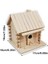 [gui Xulian] 3x Kuş Evi Duvara Monte Ahşap Yuva Dox Yuva Evi Kuş Evi Kuş Kutusu Ahşap Kutu Kafes Dekorasyon Bahçe Süsleme (Yurt Dışından) 5