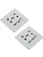 【gui Xulian】2x 2.1A Çift USB Duvar Şarj Soketi Adaptörü Evrensel Güç Çıkışı Paneli Beyaz Anahtar (Yurt Dışından) 1
