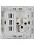 【gui Xulian】2x 2.1A Çift USB Duvar Şarj Soketi Adaptörü Evrensel Güç Çıkışı Paneli Beyaz Anahtar (Yurt Dışından) 2