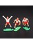 [gui Xulian] 16PCS Futbol Futbol Kek Topper Oyuncu Dekorasyon Aracı Doğum Günü Kalıp Kalıp Seti (Yurt Dışından) 3