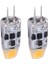[gui Xulian] G4 Ampul 2W G4 LED Ampul, 20W G4 Halojen Ampul Yedek Parçasına Eşdeğerdir, G4 Tabanı AC/DC12V-24V, Sıcak Beyaz 20 Adet (Yurt Dışından) 2