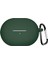 Huawei Freebuds Pro 3 Kılıf Askılı Mat Silikon Koyu Yeşil 1