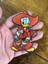 9x6 cm Ütü Ile Yapışan Saten Donald Duck Arma Yama Dikiş Hobi Aksesuarı 1