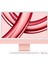 iMac M3 Çip 8GB 512GB SSD macOS 24" All In One Bilgisayar MQRU3TU/A Pembe 1