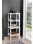 Shelf 4 Katlı Düzenleyici Raf Ünitesi, Kitaplık, Banyo Dolabı, Mutfak Rafı, Organizer 2