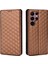 Ile Uyumlu Samsung Galaxy S22 Ultra Telefon Kılıfı Cüzdan Hakiki Deri Darbeye Dayanıklı Tpu Kılıf Standı Dayanıklı Flip Kitap Katlanır Telefon Kılıfı (Yurt Dışından) 5