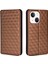 Ile Uyumlu iPhone 13 Mini Telefon Kılıfı Cüzdan Hakiki Deri Darbeye Dayanıklı Tpu Kılıf Standı Dayanıklı Flip Kitap Katlanır Telefon Kılıfı (Yurt Dışından) 5