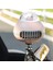 Araba Için Fan Arabası Fanı Taşınabilir Dış Mekan Fan Klipsi 3 Hız USB Şarj Edilebilir El Elektrikli Fan, Pembe (Yurt Dışından) 5