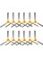 Ikhos Netbot S15 X500 X600 X500 Pro Robot Süpürge Yan Fırça Oluşturmak Için 12 Adet (Yurt Dışından) 1