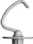 Hamur Kancası ve Esnek Kenar Çırpıcı/stand Mikser Parçaları 4.5-5 Qt Mutfak Robotu Aksesuarı Esnek Kenar Kase Kazıyıcı (Yurt Dışından) 2