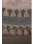 Nova Kahve Yuvarlak 100X100 cm Ponpon Saçaklı Kaymaz Tabanlı Makinede Yıkanabilir Banyo Paspası 4