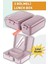 3 Bölmeli Çatal Kaşıklı Lunch Box Beslenme Kutusu Çantası Lunchbox Yemek Seti 1