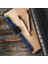 Lesband Leather crocco Mavi Gerçek Deri Apple Watch Kordon Seri 1-8, Se, Ultra ve Ultra 2 ile Uyumlu 3
