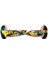 Elektrikli Kaykay Hoverboard 6.5 Inch Kurukafa Grafity Desenli Akıllı Denge -Çanta Hediyeli 2