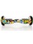 Elektrikli Kaykay Hoverboard 6.5 Inch Kurukafa Grafity Desenli Akıllı Denge -Çanta Hediyeli 4