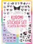 Kuromi Sanrio Sticker Set - 4 Sayfa 86 Adet Etiket 1