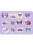 Kuromi Sanrio Sticker Set - 4 Sayfa 86 Adet Etiket 4