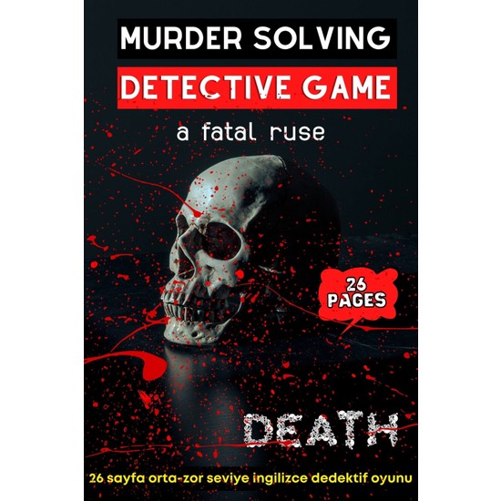 Gamebulance Detective Games Who Is The Killer? Murder Fiyatı
