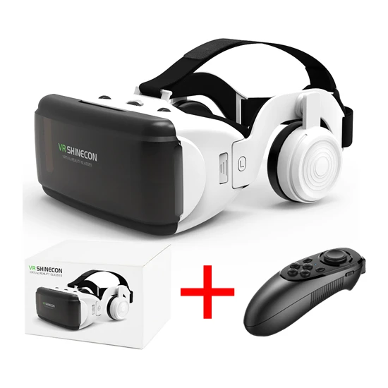 Hainan Shenda Vr G06E Sanal Gerçeklik 3D Gözlük - Beyaz (Yurt Dışından)