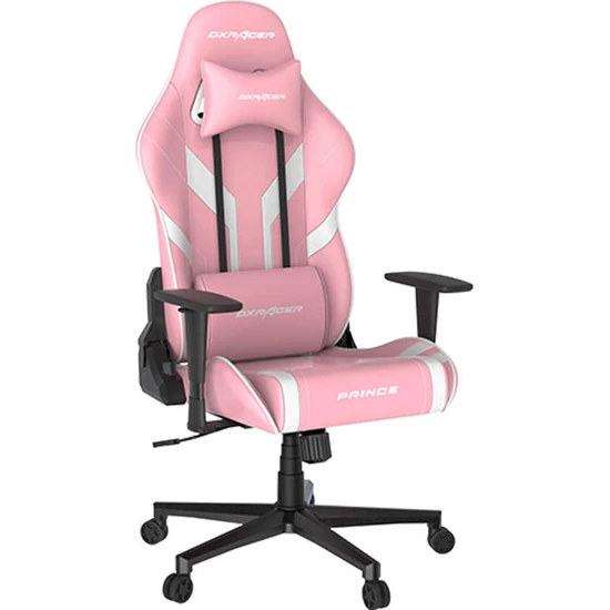 Dxracer Prince Serisi Oyuncu ve Çalışma Koltuğu-Pembe-Beyaz 57X125-133X54 cm (Gxyxd)