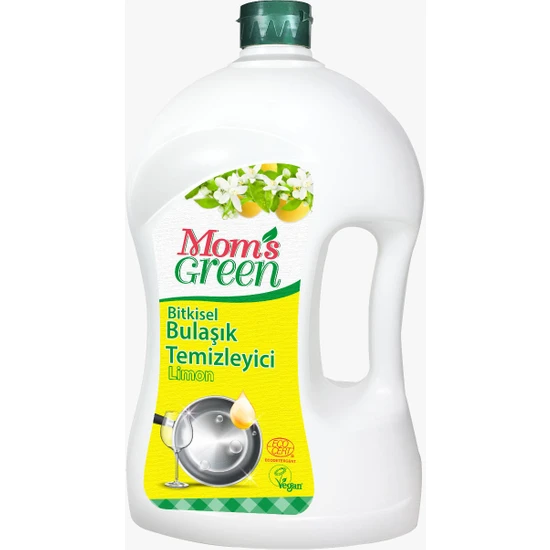 Mom's Green Bitkisel Bulaşık Temizleyici Limon 1500 ml