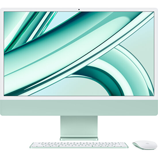 Apple iMac M3 Çip 8GB 256GB SSD macOS 24 All In One Bilgisayar MQRN3TU/A Yeşil