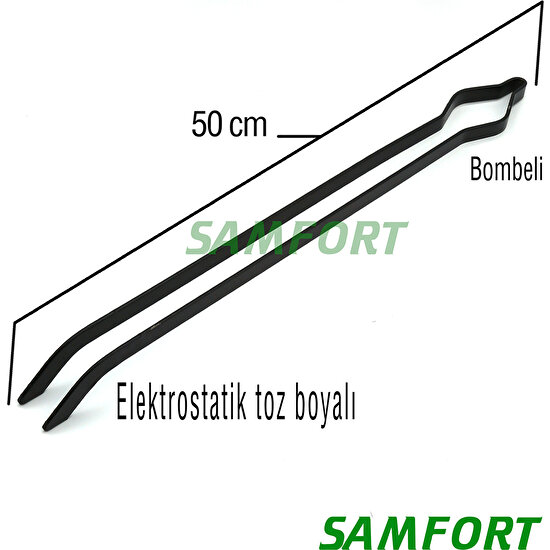 Samfort Mangal, Soba, Barbekü, Şömine Maşası 50 cm