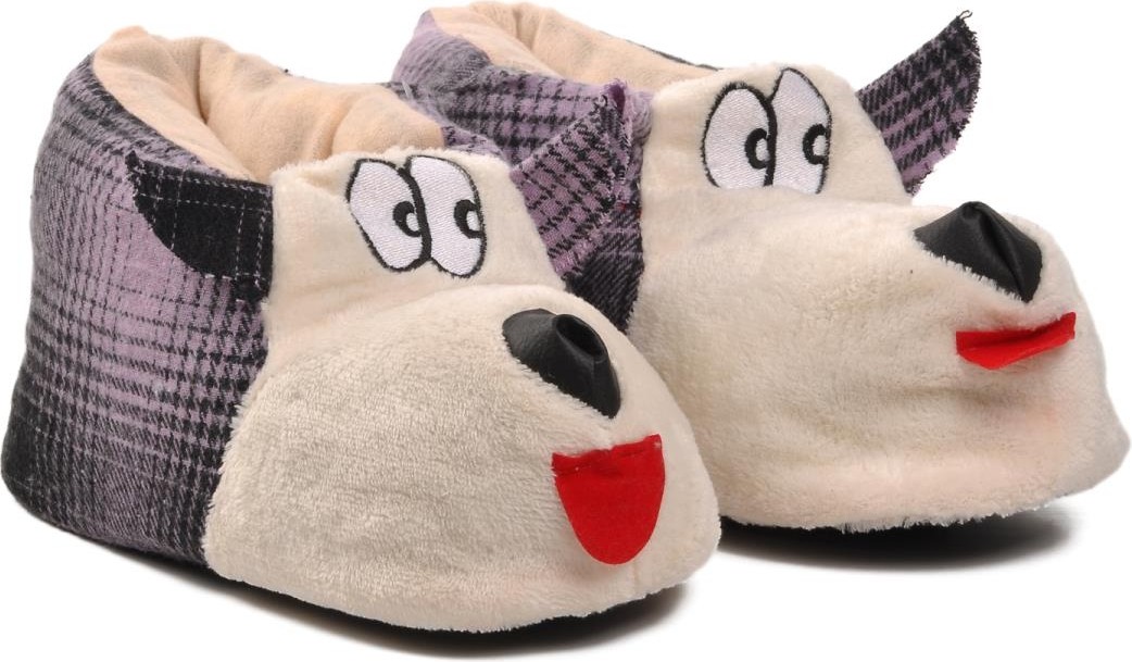 Ayakmod Köpekli Kahve Kadın Panduf