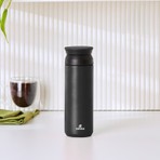 Karaca Rainbow 500 ml Siyah Paslanmaz Çelik Termos Ergonomik Tasarım ile 8 Saat Sıcak/Soğuk Koruma