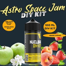 Nuclear Kimya Astro 30 60 100 ml Dıy Kit  Şeftali Çilek Yeşil Elma Aroması 6  ml (Aroma Içerir )