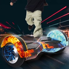 Smart Balance Elektrikli Kaykay Hoverboard 8.5 Inch Ledli Uzay Kasa Bluetoothlu Sarı Grafiti