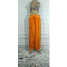 Bohem Stil Italyan Kapaklı Ipek Şalvar Pantolon